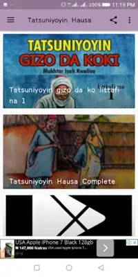 Tatsuniyoyin Hausa android App screenshot 3